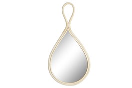 DKD Home Decor Espejo de Bambú Natural 29x5x57 cm
