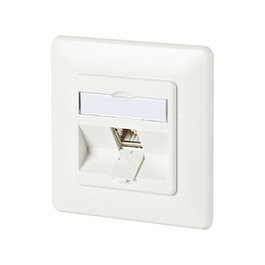 METZ CONNECT C6Amodul Módulo de 1 Puerto 180 M UP-Dose Blanco RAL9010