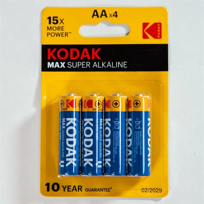 Kodak Pila AA/LR6 Alcalina Max Super 1.5V Blister 4 Unidades