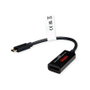 ROLINE Adaptador de gráficos USB Tipo C a DisplayPort 11.04.5957-10, Negro
