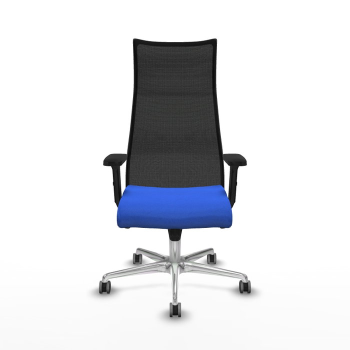 PIQUERAS Y CRESPO Sillón Albacete Mecanismo Sincro Azul y Negro PIQUERAS Y CRESPO Sillón Albacete Mecanismo Sincro Azul y Negro