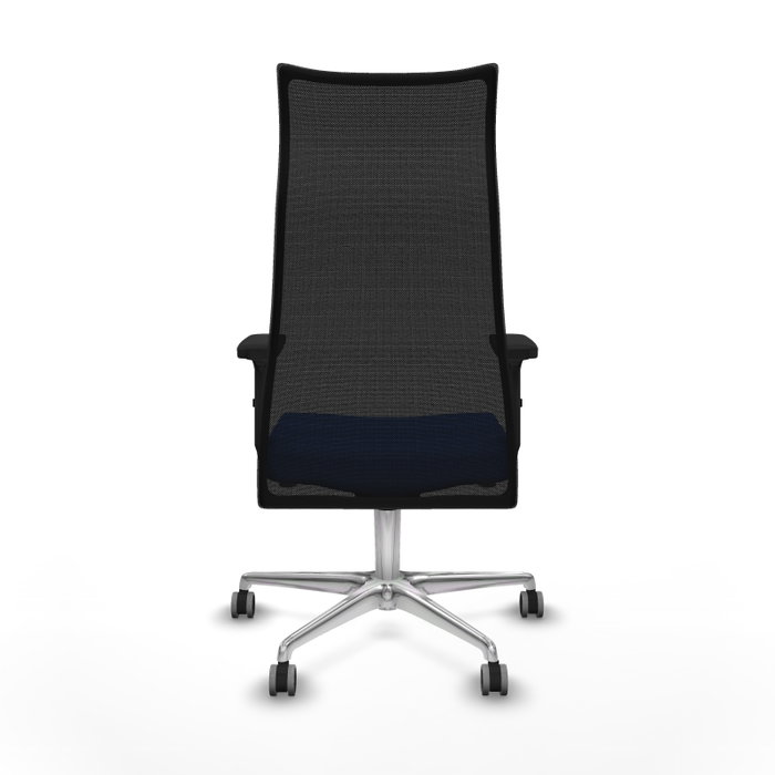 PIQUERAS Y CRESPO Sillón Albacete Mecanismo Sincro Azul y Negro PIQUERAS Y CRESPO Sillón Albacete Mecanismo Sincro Azul y Negro