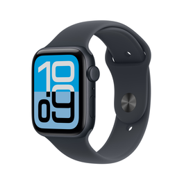 Apple Watch SE (3rd gen) 44 mm Negro - Pantalla OLED 368x448 pixeles táctil, GPS, WiFi, 5G, autonomía 18h, carga rápida, monitor sueño