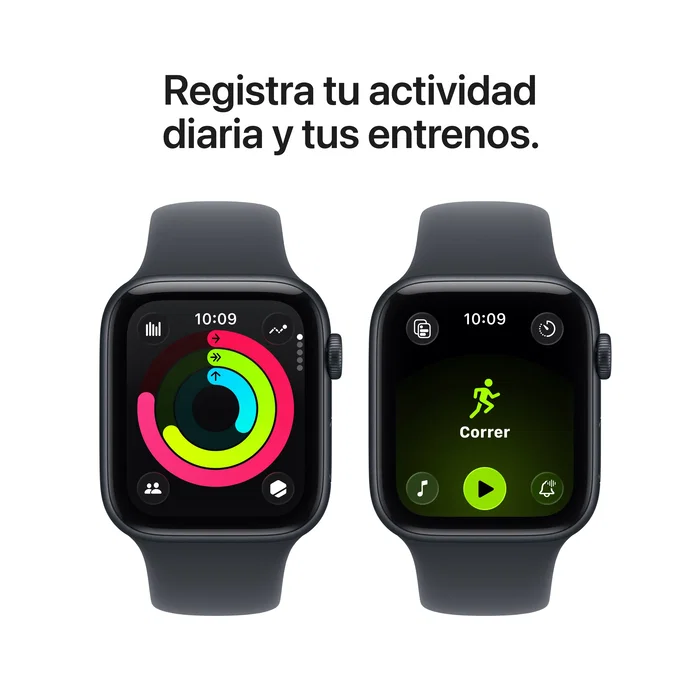 Apple Watch SE (3.ª generación) 44 mm Cellular, Aluminio Medianoche, Correa Deportiva M/L