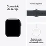 Apple Watch SE (3.ª generación) 44 mm Cellular, Aluminio Medianoche, Correa Deportiva M/L