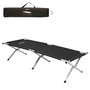 Aktive Cama plegable camping negro