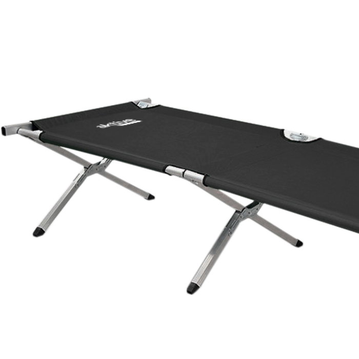 Aktive Cama plegable camping negro