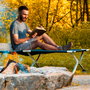 Aktive Cama plegable camping negro