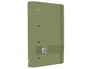 Oxford Europeanbinder Live&Go Carpeta de Anillas 4x35 A4+ con Recambio Verde Safari