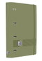 Oxford Europeanbinder Live&Go Carpeta de Anillas 4x35 A4+ Verde Safari