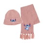 Cerdá Conjunto de Gorro y Bufanda Stitch Disney Rosa