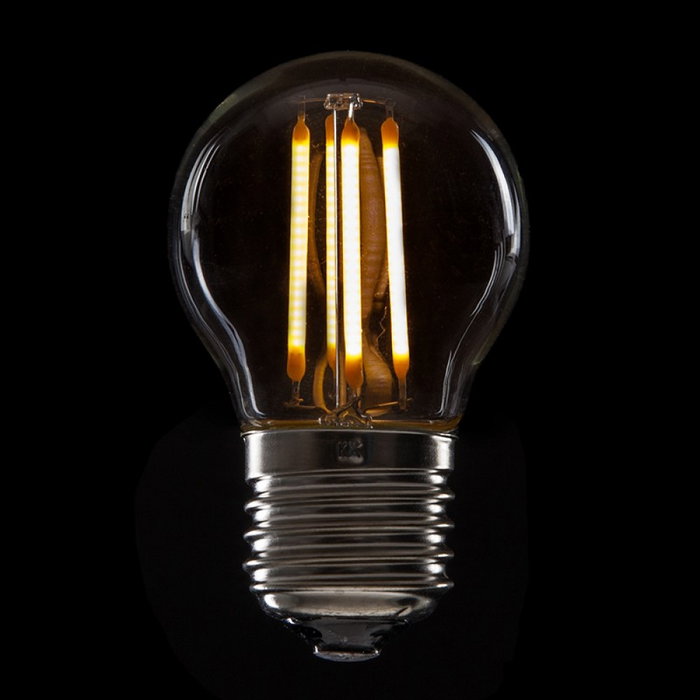 Bombilla LED Filamento G45 E27 4W 288Lm 2000K