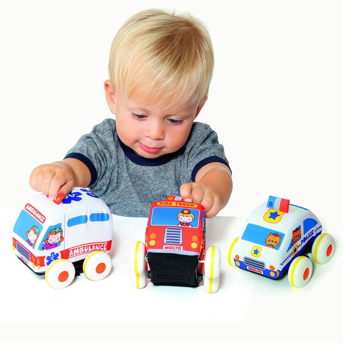 Molto Coches friccion Set de 3 unidades