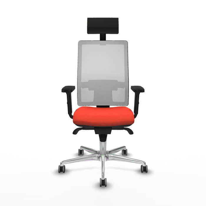 PIQUERAS Y CRESPO Silla de oficina Horna Naranja oscuro y Blanco PIQUERAS Y CRESPO Silla de oficina Horna Naranja oscuro y Blanco