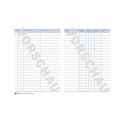 AVERY Zweckform Fahrtenbuch Pkw con Formulario de Liquidación Anual 1222