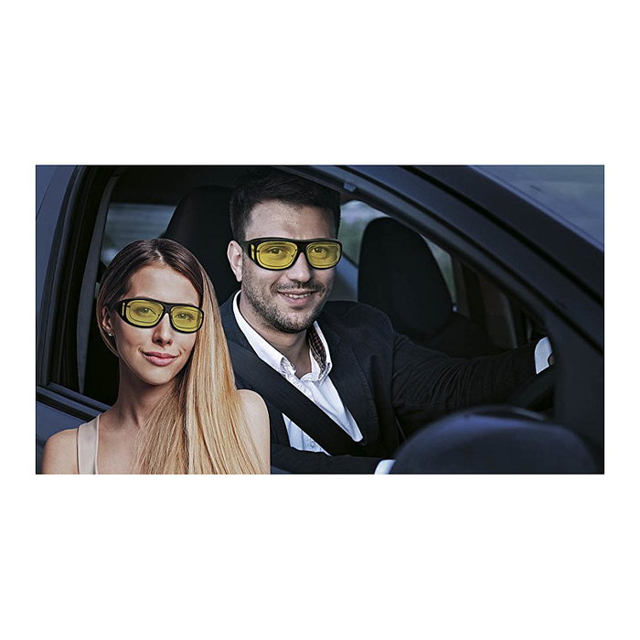 WEDO Gafas de visión nocturna tipo sobregafas Polarized amarillo sw
