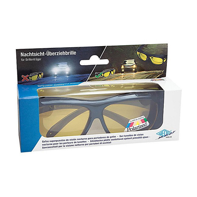 WEDO Gafas de visión nocturna tipo sobregafas Polarized amarillo sw
