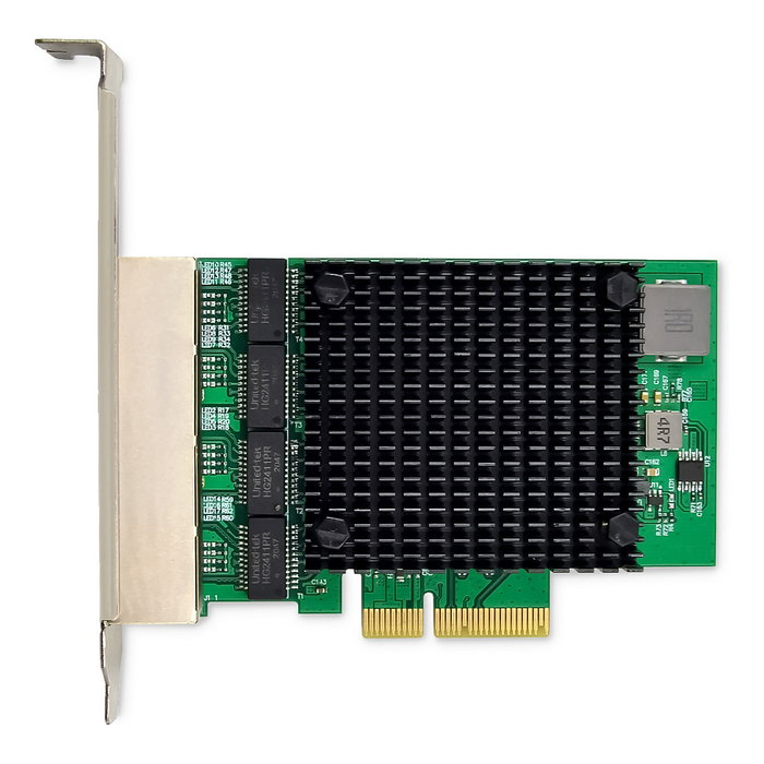 Digitus Tarjeta de Red Ethernet 4 Puertos PCI Express 2.5 Gigabit RTL8125B, Chipset Realtek, 10000 Mbit/s, Interno para PC y Servidor