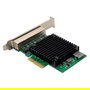 Digitus Tarjeta de Red Ethernet 4 Puertos PCI Express 2.5 Gigabit RTL8125B, Chipset Realtek, 10000 Mbit/s, Interno para PC y Servidor