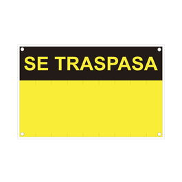 Normaluz Rótulo "se traspasa" 35x45cm PVC 0.4mm