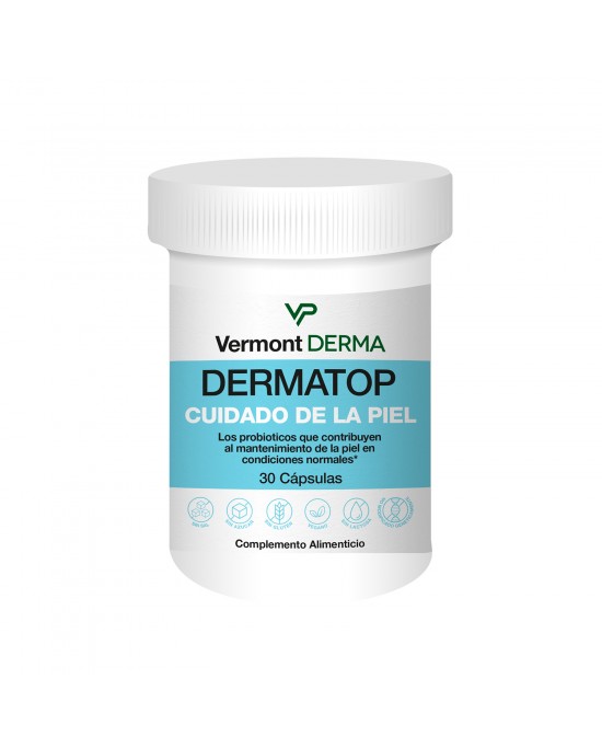 Vermont Derma Dermatop 30 Cápsulas - Suplemento Alimenticio Vermont Derma Dermatop 30 Cápsulas - Suplemento Alimenticio