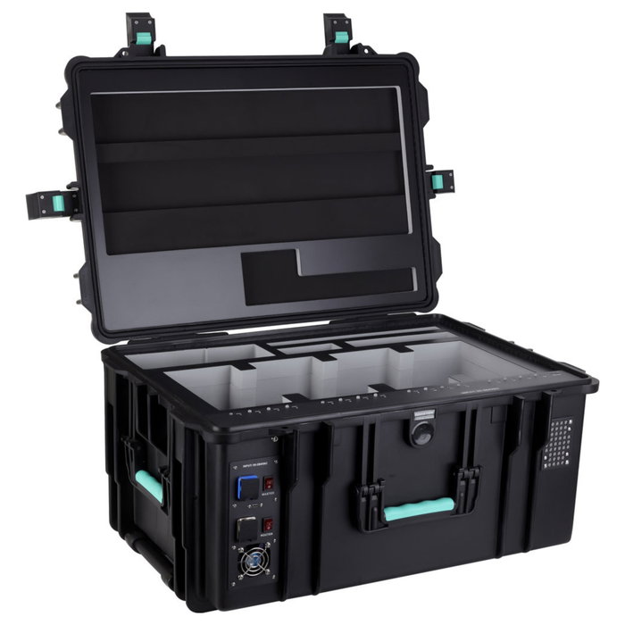 DEQSTER KT16S Maletín de carga para 16 iPads o tabletas, USB-C, Negro DEQSTER KT16S Maletín de carga para 16 iPads o tabletas, USB-C, Negro