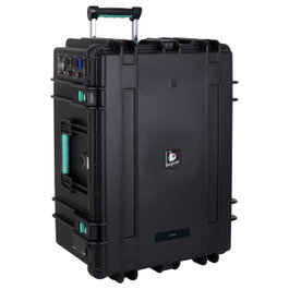 DEQSTER KT16S Maletín de carga para 16 tabletas o iPads, Negro/Turquesa