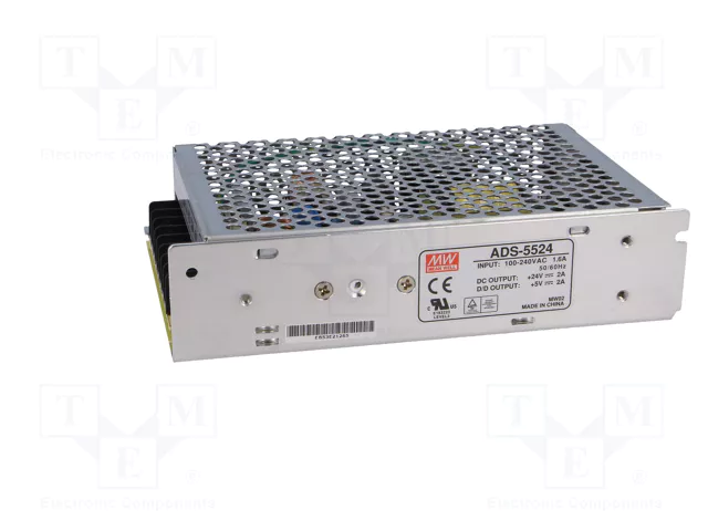 MEAN WELL ADS-5524 Fuente de alimentación de impulso 58W 24VDC 2A