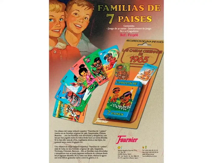 Fournier Baraja Infantil Familia 7 Países Fournier Baraja Infantil Familia 7 Países