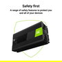 Green Cell INV21 Inversor de Corriente para Coche 24V a 230V, 6000W Pico, Convertidor DC a AC, Negro