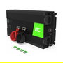 Green Cell INV21 Inversor de Corriente para Coche 24V a 230V, 6000W Pico, Convertidor DC a AC, Negro
