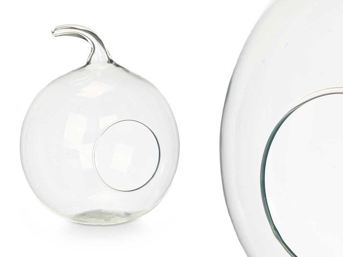 Giftdecor Manzana de Cristal Transparente con Agujero 24 cm Giftdecor Manzana de Cristal Transparente con Agujero 24 cm