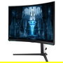 Samsung LS32BG850NPX Monitor Gaming 32 Pulgadas, 4K UHD, Mini-LED, Quantum HDR 2000, 240Hz, 1ms, Curvo 1000R, Freesync Premium Pro, G-Sync Compatible, Blanco