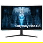 Samsung LS32BG850NPX Monitor Gaming 32 Pulgadas, 4K UHD, Mini-LED, Quantum HDR 2000, 240Hz, 1ms, Curvo 1000R, Freesync Premium Pro, G-Sync Compatible, Blanco