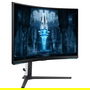 Samsung LS32BG850NPX Monitor Gaming 32 Pulgadas, 4K UHD, Mini-LED, Quantum HDR 2000, 240Hz, 1ms, Curvo 1000R, Freesync Premium Pro, G-Sync Compatible, Blanco