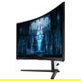 Samsung LS32BG850NPX Monitor Gaming 32 Pulgadas, 4K UHD, Mini-LED, Quantum HDR 2000, 240Hz, 1ms, Curvo 1000R, Freesync Premium Pro, G-Sync Compatible, Blanco