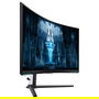 Samsung LS32BG850NPX Monitor Gaming 32 Pulgadas, 4K UHD, Mini-LED, Quantum HDR 2000, 240Hz, 1ms, Curvo 1000R, Freesync Premium Pro, G-Sync Compatible, Blanco