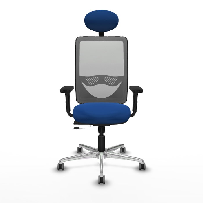 PIQUERAS Y CRESPO Silla de oficina Zulema Azul y Gris PIQUERAS Y CRESPO Silla de oficina Zulema Azul y Gris
