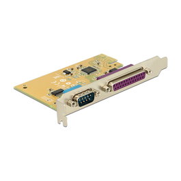 DeLOCK 89446 Tarjeta PCI Express x1 para 1 Puerto Serie RS-232 + 1 Puerto Paralelo EPP/ECP, Interna