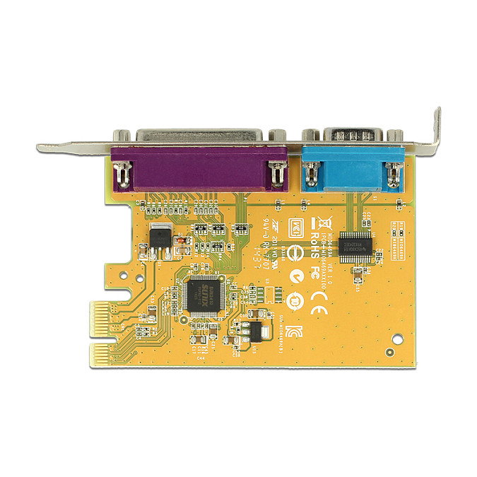 DeLOCK 89446 Tarjeta de expansión PCIe a 1 x Serie y 1 x Paralelo