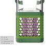 Aktive Lámpara solar antimosquitos LED 2 en 1 portátil con cable
