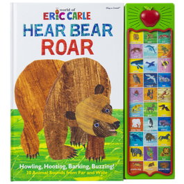 PI KIDS Eric Carle: Hear Bear Roar Sound Book