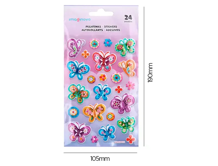 Imaginovo Pegatinas Magic Dreams con Relieve 190x105 mm en Blister Imaginovo Pegatinas Magic Dreams con Relieve 190x105 mm en Blister