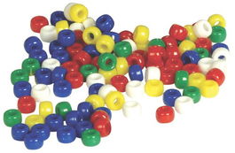 Abalorios Plastico Niefenver 300 Unidades Colores Opacos Surtidos