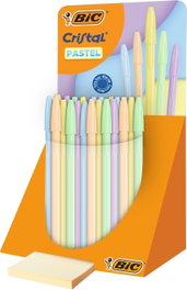 BIC Cristal Pastel Bolígrafos Colores Surtidos Caja de 40 unidades