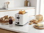 Basic Home Tostadora Blanca 2 Ranuras 700W