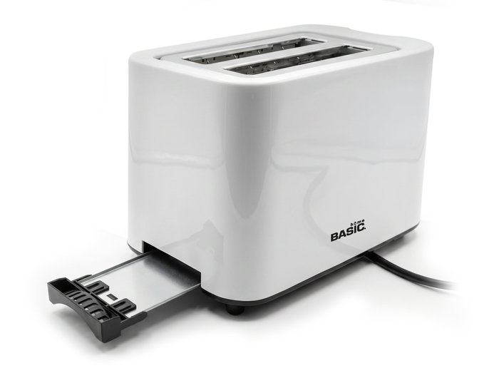 Basic Home Tostadora Blanca 2 Ranuras 700W Basic Home Tostadora Blanca 2 Ranuras 700W