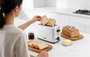 Basic Home Tostadora Blanca 2 Ranuras 700W