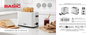Basic Home Tostadora Blanca 2 Ranuras 700W