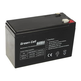 Green Cell AGM04 Batería AGM 12V 7Ah para UPS, Juguetes Eléctricos, Alarmas y Dispositivos Portátiles
